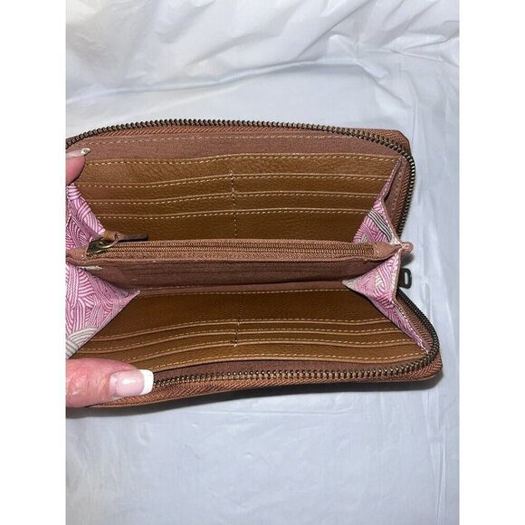 THE SAK Brown Wallet Large Sanibel Leather - Picture 8 of 11